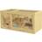 Pawhut Wooden Hamster Cage with Water Bottle One Size