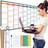 bodysocks Academic Year Wall Planner 118 x 42 cm