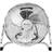 Pro Breeze 12 Inch Chrome Gym Floor Fan