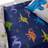 Catherine Lansfield Prehistoric Dinosaurs Fitted Sheet Blue Junior