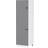 VCM Nordic Anthracite Gray/White Opbevaringsskab 60x207cm
