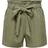 JDY Say MW Linen Shorts - Kalamata