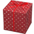 Panduro Gift Wrapping Papers Christmas with Small Hearts Red