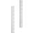 Elfa Hanging Rail White Garderobsbelysning