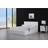 Kosy Koala Double White Leather Ottoman with Mattress Frame Bed