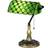 Homcom Stained Green Glass Green Table Lamp