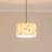 ValueLights Flora Flower Embroidered Fabric Drum Lamp 15 x 25 x 25 cm Shade ∅ 25cm