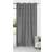 Divante Nomi Slub Eyelet Single Panel Curtain Black