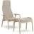 Swedese Lamino & Footstool Moonlight Lænestol 101cm