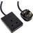 Pro Elec PL13972 1 m 13 A Power Mains Extension Lead Cable