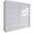 Mirjan24 180 x 215 cm Vit Garderob