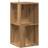 vidaXL Engineered Wood Corner Cabinet Rack 33 x 33 x 67 cm Shelving System