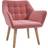 Norden Home Willesden Pink Armchair 71cm