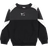 Nike Older Kid's Air Crew Neck Sweatshirt - Black/Anthracite/White/White (FZ4956-010)