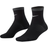 Nike Spark Lightweight Running Ankle Socks - Black/Reflect Silver