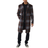 boohooMAN Single Breasted Checked Coat - Blue