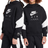 Nike Big Kid's Fleece Pullover Hoodie - Black/White/White (HF8812-010)