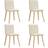 vidaXL 4 Pcs Dining Linen Köksstol 86cm 4st