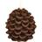 Uyuni Cone Brown LED-lys 7cm