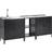 Beliani 3 Piece Outdoor Kitchen Cabinets Set