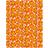 Marimekko Pieni Unikko Tablecloth White, Orange