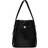 Toteme Croc-Effect Leather Bucket Bag - Black
