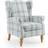 Marlow Home Co. Upholstered Grey 96cm H X 70cm W X 75cm D Armchair 96cm