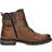 Mustang Lace Up Boot - Cognac