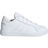 adidas Kid's Grand Court Lifestyle Tennis Lace Up - Cloud White/Cloud White/Grey One