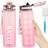 QLUR Motivational Pink Gradient Vattenflaska 0.75L