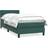 vidaXL Box Spring Bed with Mattress Kontinentalsäng 100x210cm