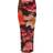 PrettyLittleThing Floral Print Mesh Low Rise Midaxi Skirt - Red