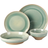 Gibson Elite Hailstone Tropical Green Dinner Set 16pcs