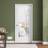 Liberty Doors White Internal Primed Pattern Fire 1981 x 838 x 44 mm Interior Door Clear Glass (x198.1cm)