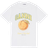 Ganni Relaxed Peach T-shirt - Bright White