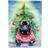 Caroline's Treasures Unisex Pug Christmas Garden Flag 28.6x39.4cm