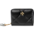 Tory Burch Small Kira Diamond Quilt Charm Zip Around Wallet - Black