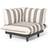 Fatboy Paletti Hörndel Stripe Cacao Hörn Höger Loungeset