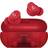 Beats Solo Buds Transparent Red