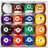 YDDS Billiard Balls Set 2-1/4" Regulation Size