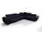 Komfortmøbler Asper Max Relax Læder Hjørnesofa - Højre K-58 Sofa 330cm