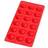 Lekue Isbitsbricka Naturgummi Röd 22.3 x 11.5 x 2.7 cm Isform