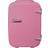 Abode 0.14 L Mini Fridge Silver, Pink