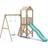 Dunster House Climbing Frame with Single Swing