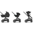 Cybex Eos Lux Moon Black (Duo) (Travel system)