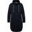 Ulla Popken Stand Up Collar Long Sleeve Sweatshirt Dress - Marine