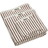 Tekla Kodiak Bath Towel Brown, White (140x70cm)