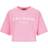 Balmain Logo Crop T-shirt - Pink