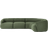 Westwing Collection Sofia Modular Dark Green Soffa 312cm 4-sits