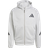 adidas Z.N.E. Full Zip Hooded Track Jacket - Medium Grey Heather